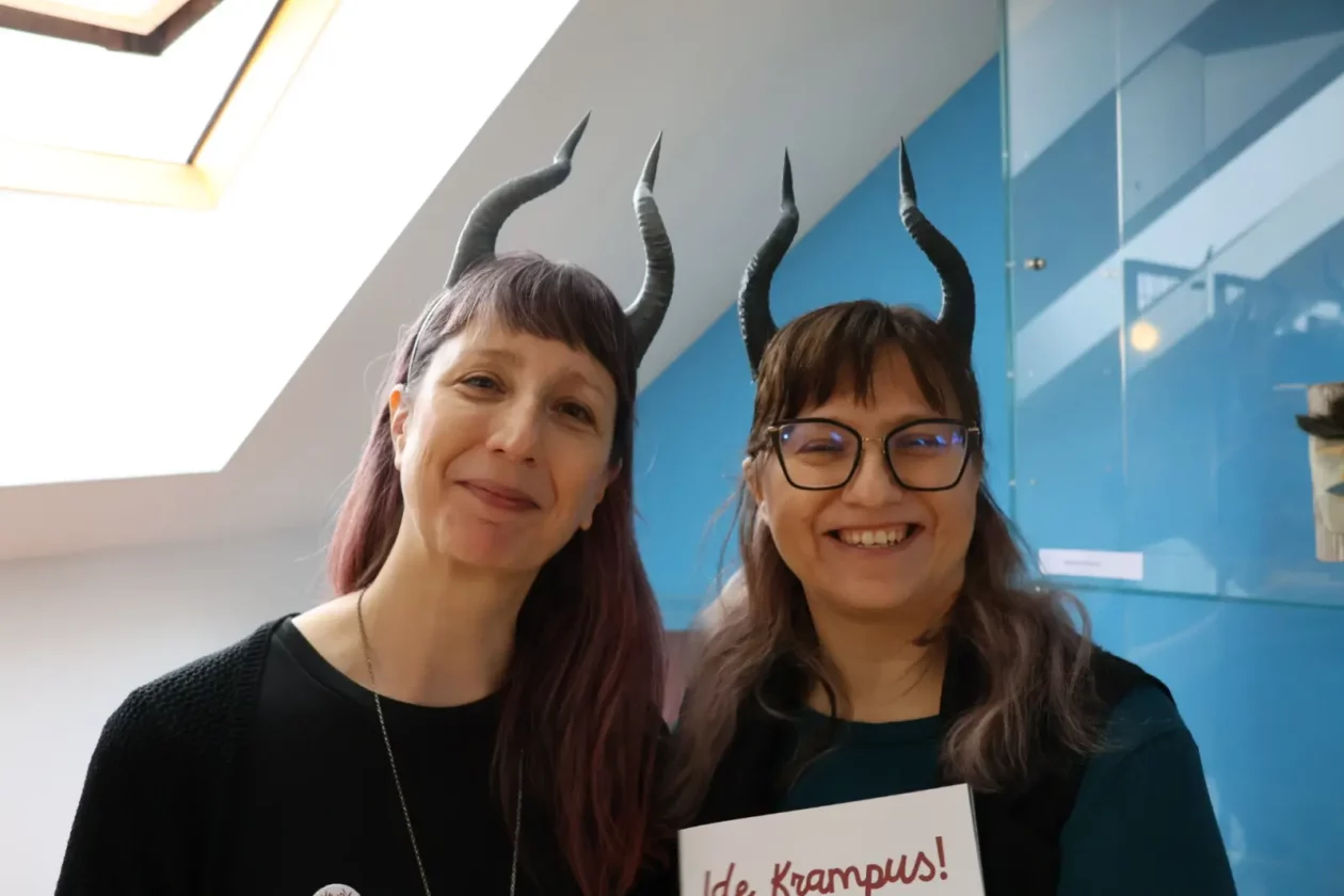 Ide Krampus, krampus, sveti nikola, prelog, KIČ Prelog, slikovnica, 5.12.2025 (2)