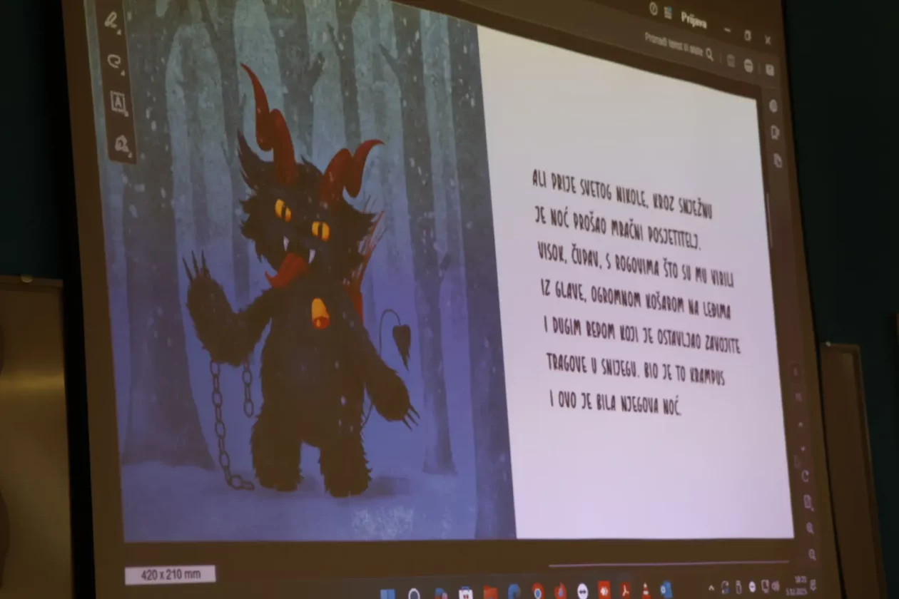 Ide Krampus, krampus, sveti nikola, prelog, KIČ Prelog, slikovnica, 5.12.2025 (31)