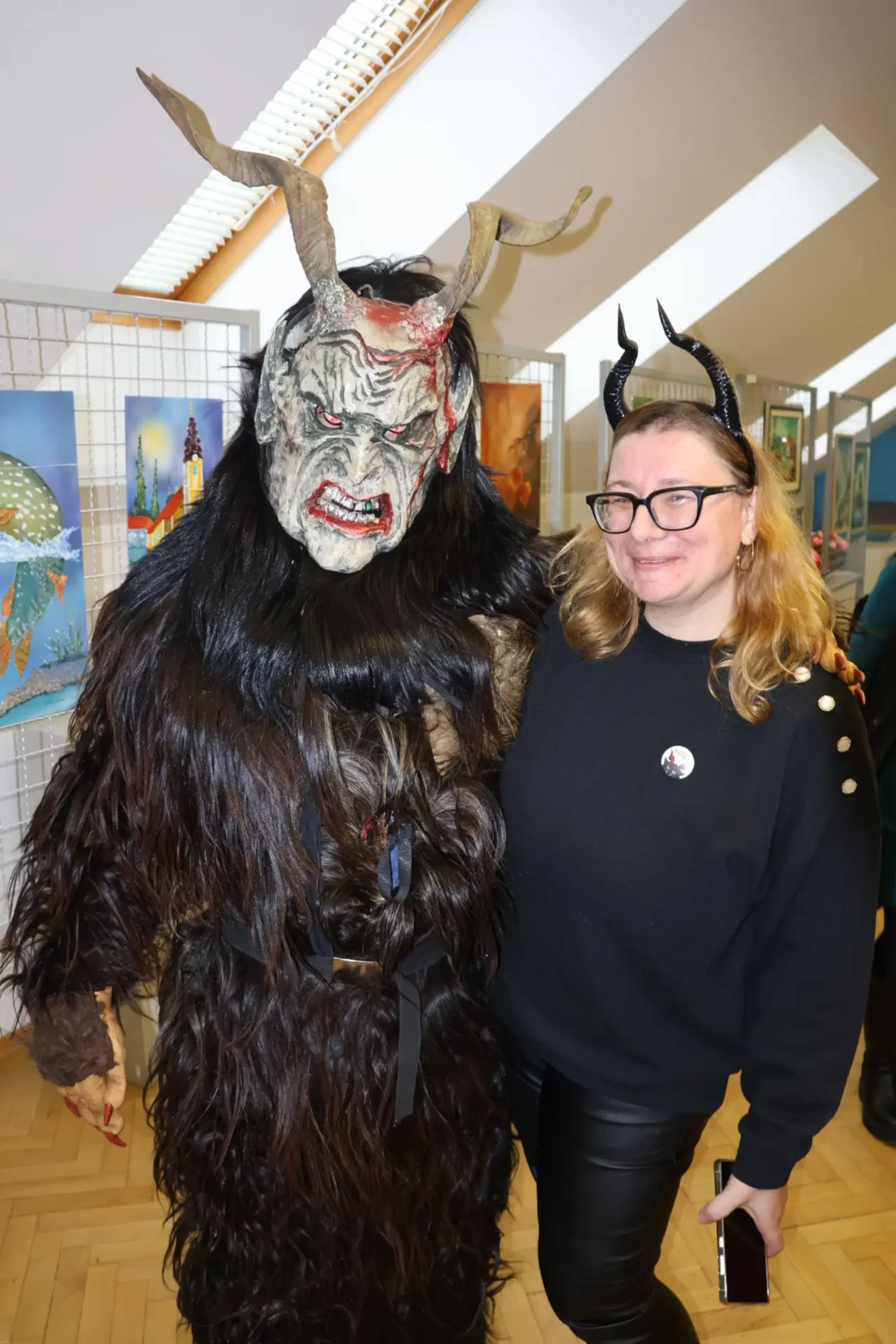Ide Krampus, krampus, sveti nikola, prelog, KIČ Prelog, slikovnica, 5.12.2025 (42)