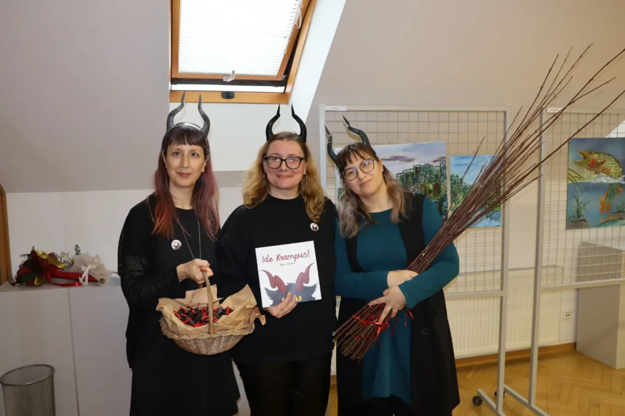 Ide Krampus, krampus, sveti nikola, prelog, KIČ Prelog, slikovnica, 5.12.2025 (58)