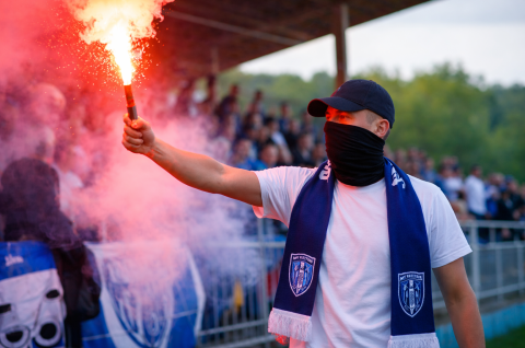 Ilustracija baklja stadion Ilustracija baklja stadion