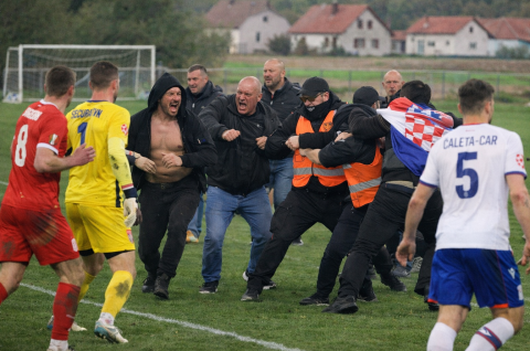 Ilustracija navijaći teren nogomet Ilustracija navijaći teren nogomet