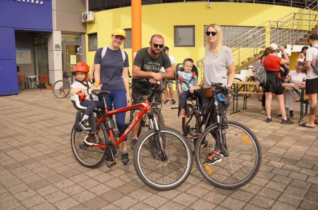 Jesenska biciklijada Nedelišće Kumovi na biciklijadi s djecom