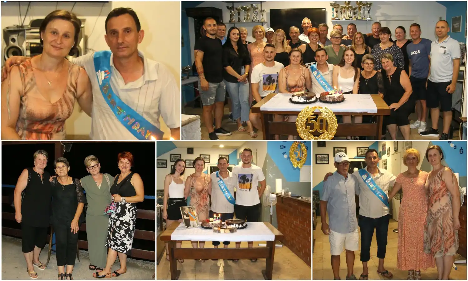 Josip Berdin uz veselo društvo proslavio pola stoljeća