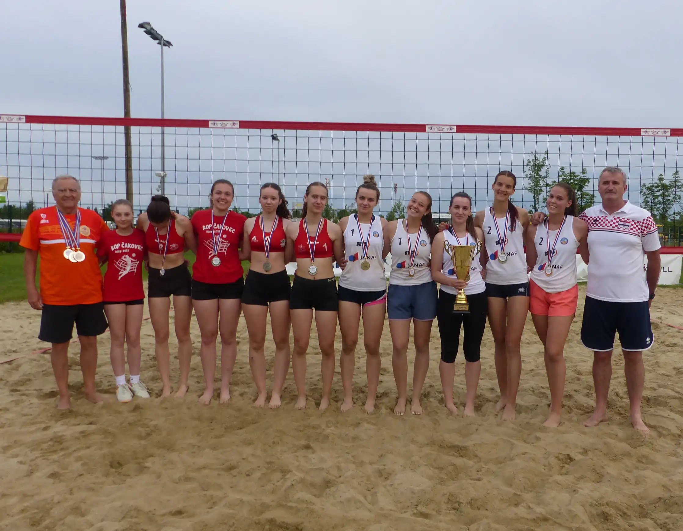 KOP Čakovec osvojio drugo mjesto u završnici Kupa Hrvatske u odbojci na pijesku (1)