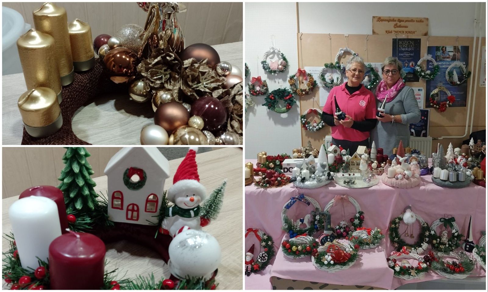 KREATIVNA TERAPIJA Dirljive božićne rukotvorine žena iz Čakovca inspiriraju posjetitelje (5)
