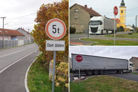 Kamioni u Gornjem Vidovcu