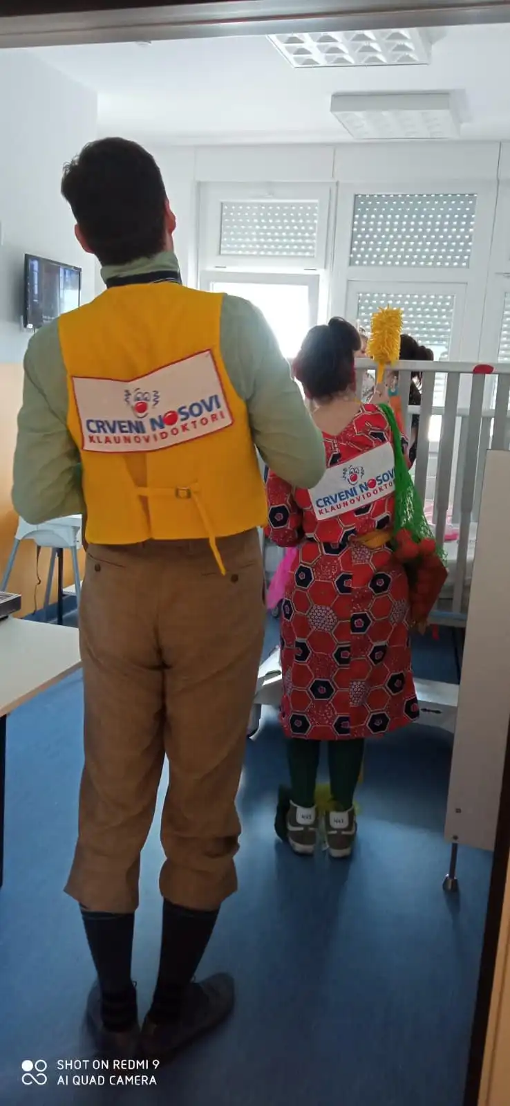 Klaunovidoktori,crveni nosovi, bolnica (1)