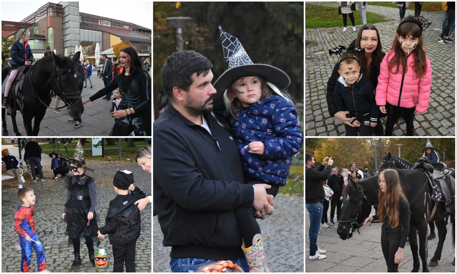 Konjički klub Međimurje razveselio je mališane za Halloween u Čakovcu (30)