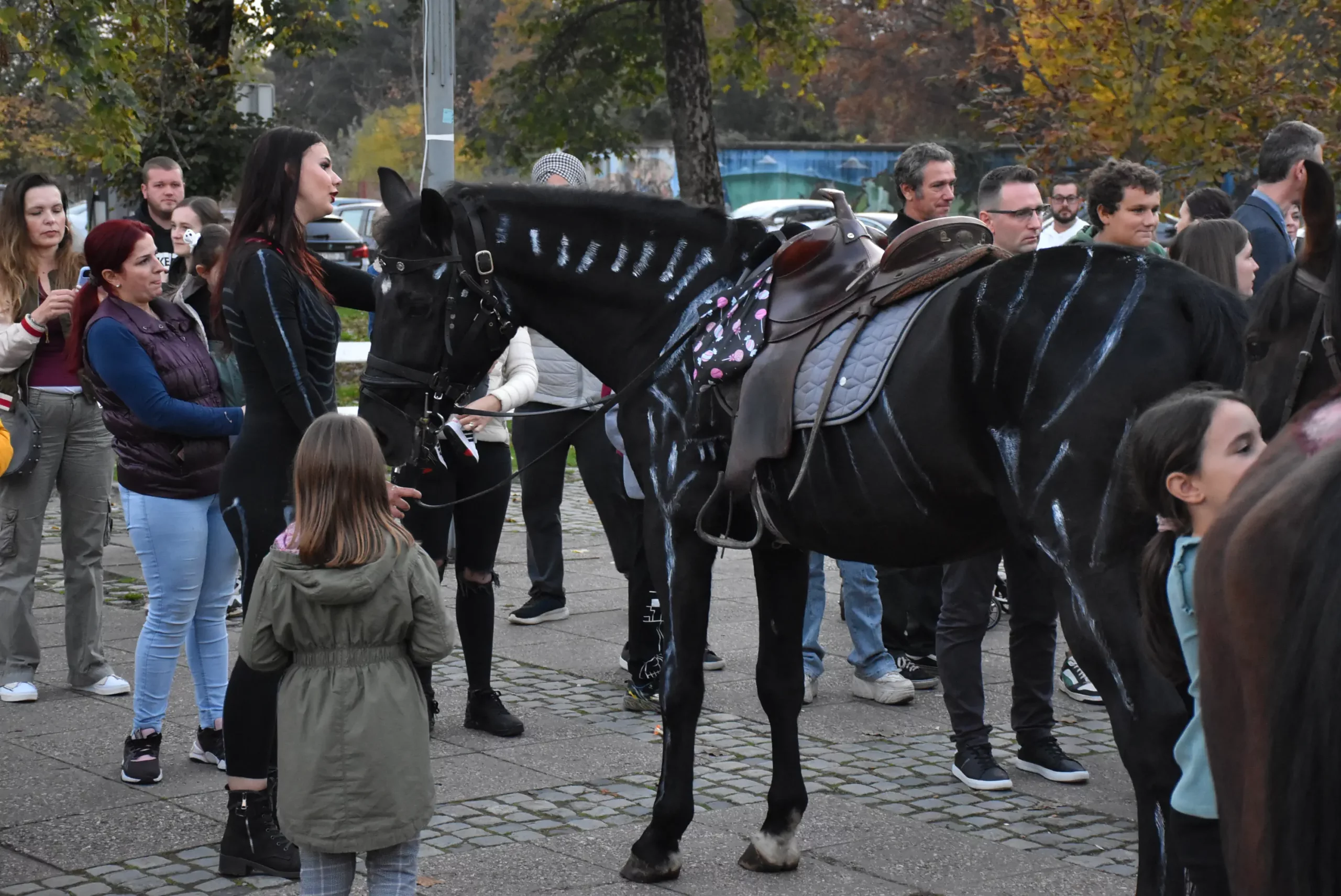 Konjički klub Međimurje razveselio je mališane za Halloween u Čakovcu (54)