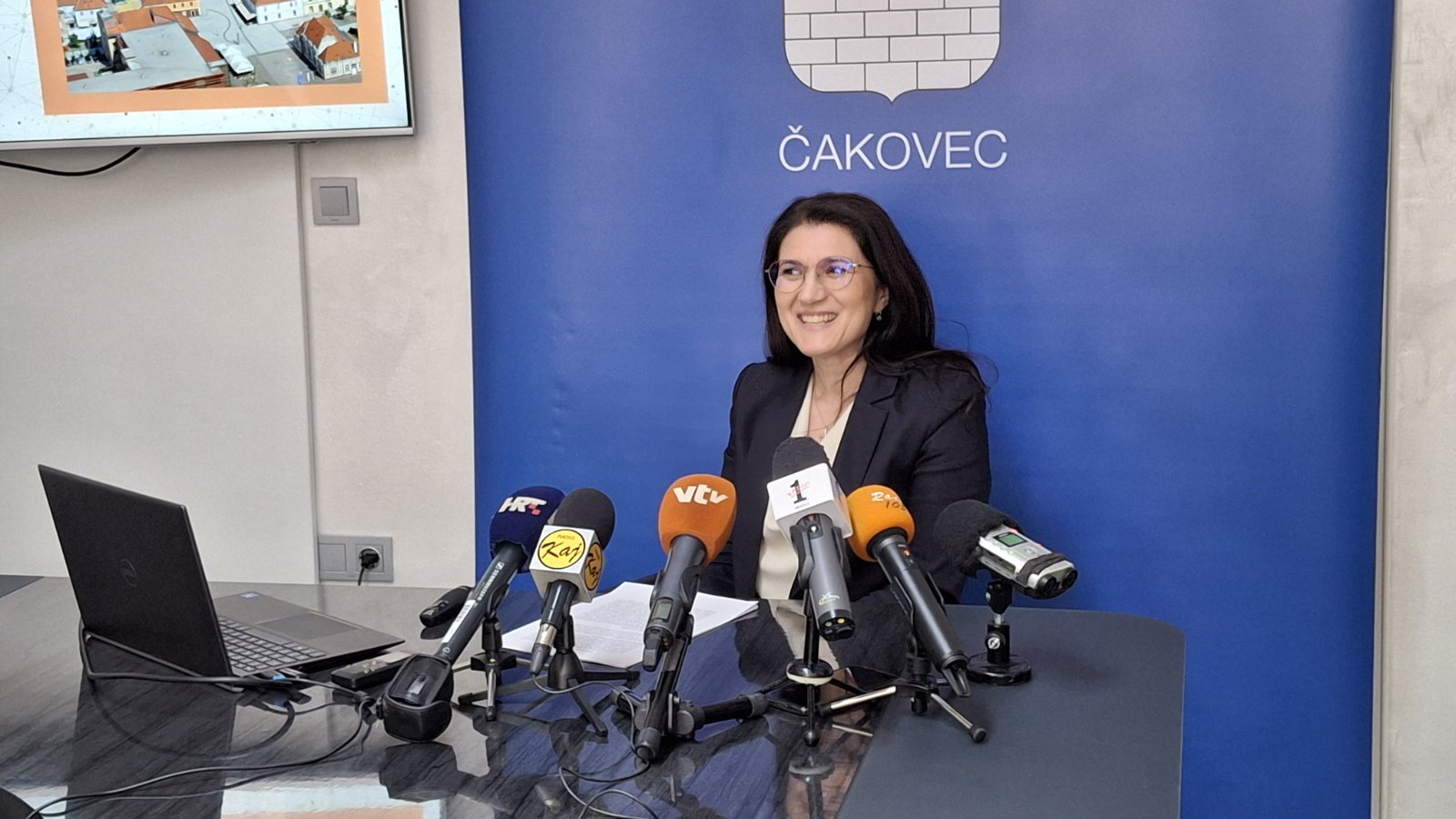 Ljerka Cividini, press - konferencija za novinare