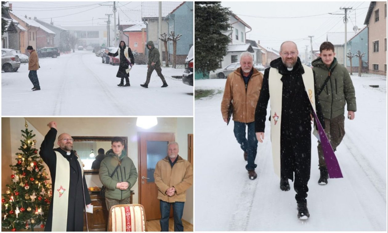 MALA SUBOTICA Zimski ugođaj dao poseban pečat blagoslovu kuća (1) MALA SUBOTICA Zimski ugođaj dao poseban pečat blagoslovu kuća (1)
