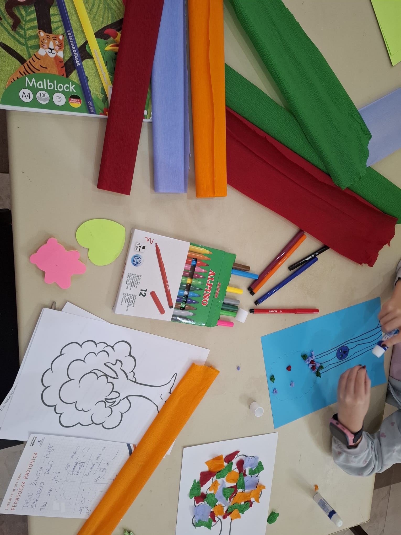 MALI UMJETNICI Djeca u Maloj Subotici stvarala svoja čarobna drvca snova (1)