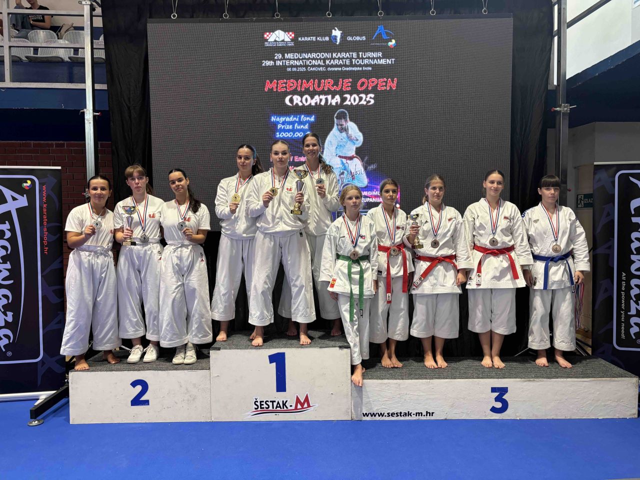 MEĐUNARODNI TURNIR Karate centar Šenkovec osvojio tri medalje na Međimurje Openu (2)