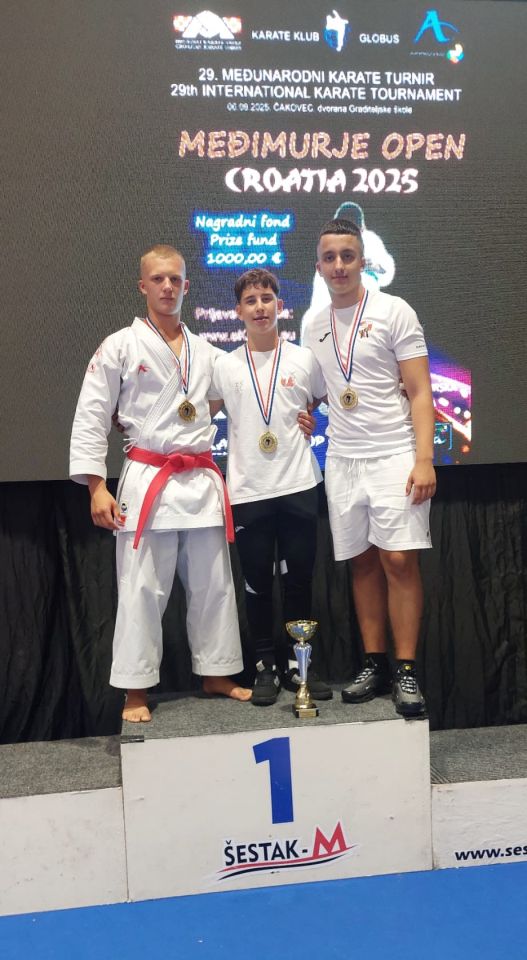 MEĐUNARODNI TURNIR Karate centar Šenkovec osvojio tri medalje na Međimurje Openu (3)