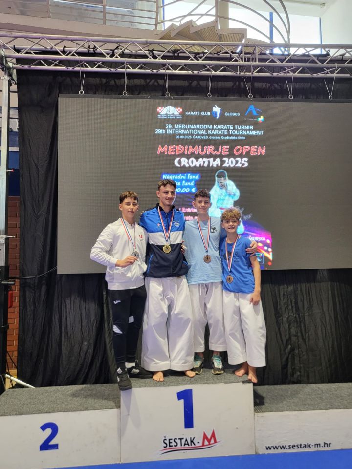 MEĐUNARODNI TURNIR Karate centar Šenkovec osvojio tri medalje na Međimurje Openu (4)