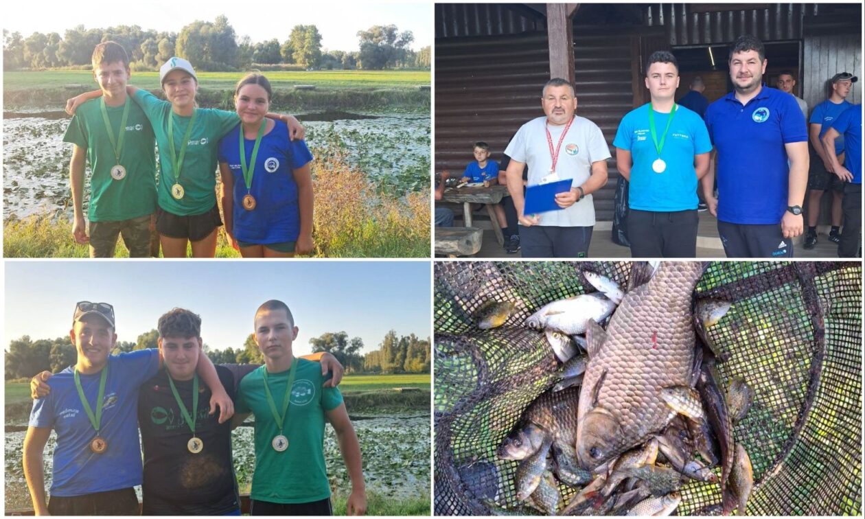 MLADI RIBIČI Održano peto kolo Lige Mladeži 2025. u ribolovu udicom na plovak