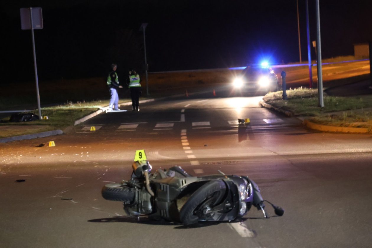 Mala Subotica prometna nesreća skuter motociklist Haix (6) – skuter nesreća ilustracija motor