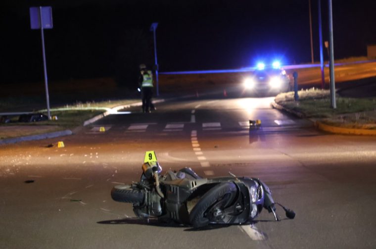 Mala Subotica prometna nesreća skuter motociklist Haix (6) – skuter nesreća ilustracija motor