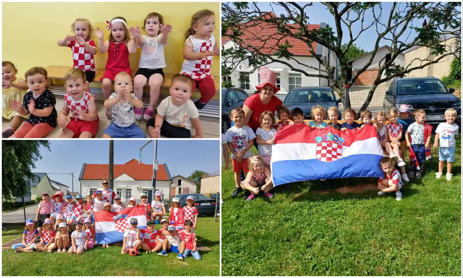 Mališani i odgojiteljice Dječjeg vrtića ‘Jurovska pčelica’ bodre naše Vatrene (6) Mališani i odgojiteljice Dječjeg vrtića ‘Jurovska pčelica’ bodre naše Vatrene (6)