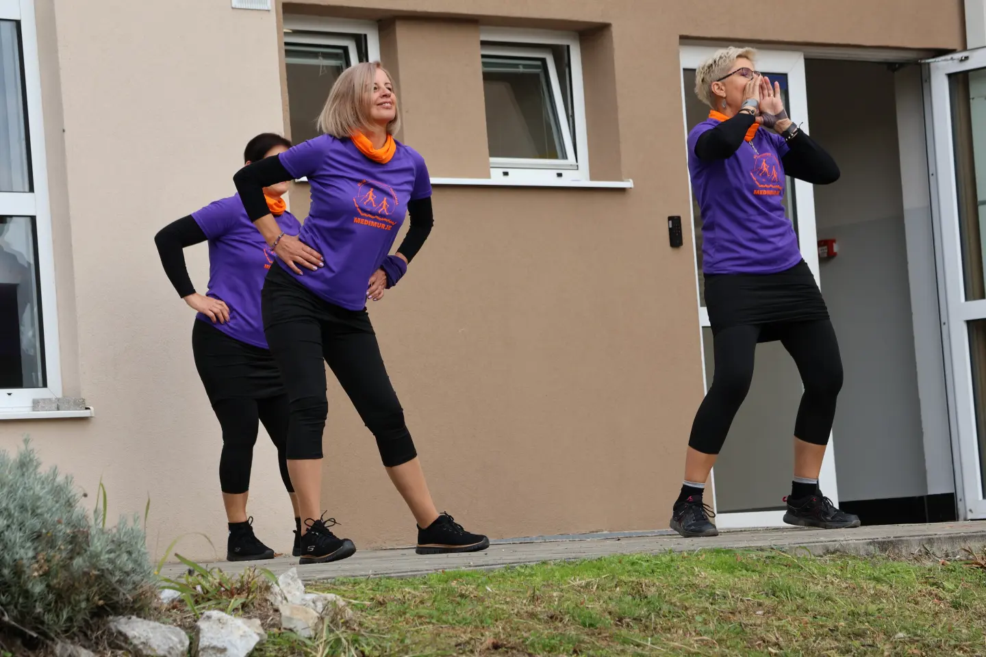 Marijana Vidović, Klub nordijskog hodanja Međimurje, festival, razgibavanje (4)