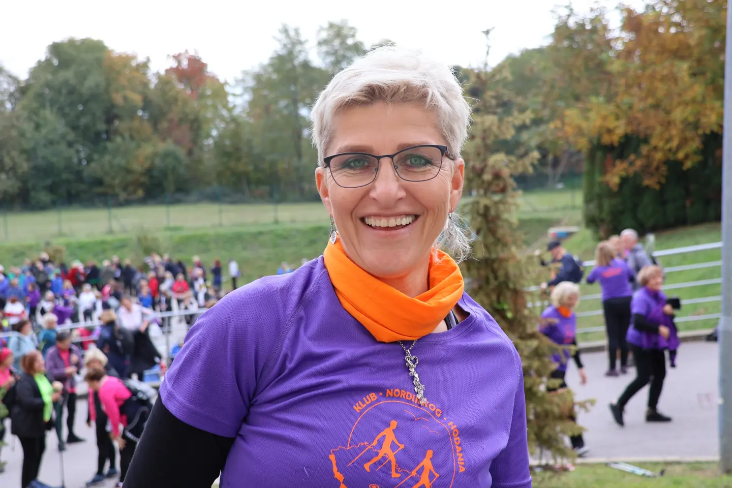 Marijana Vidović, Klub nordijskog hodanja Međimurje, festival, razgibavanje (9)