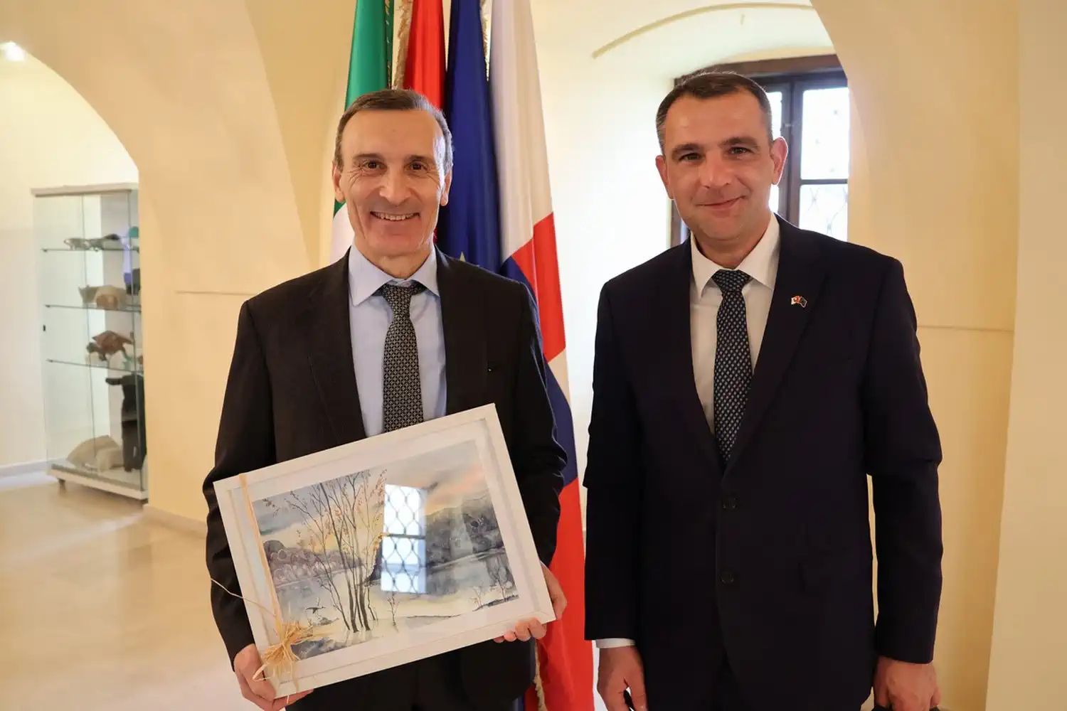 Matija Posavec i Talijanski veleposlanik Paolo Trichilo (1)