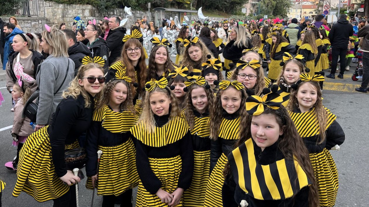 Mažoretkinje Nedelišća u Opatiji na karnevalu 2026 (3)