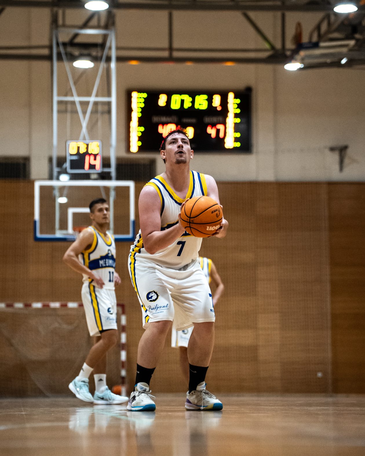 Međimurje – Varaždin2 Kapetan Mislav Kranjčec na liniji slobodnih bacanja