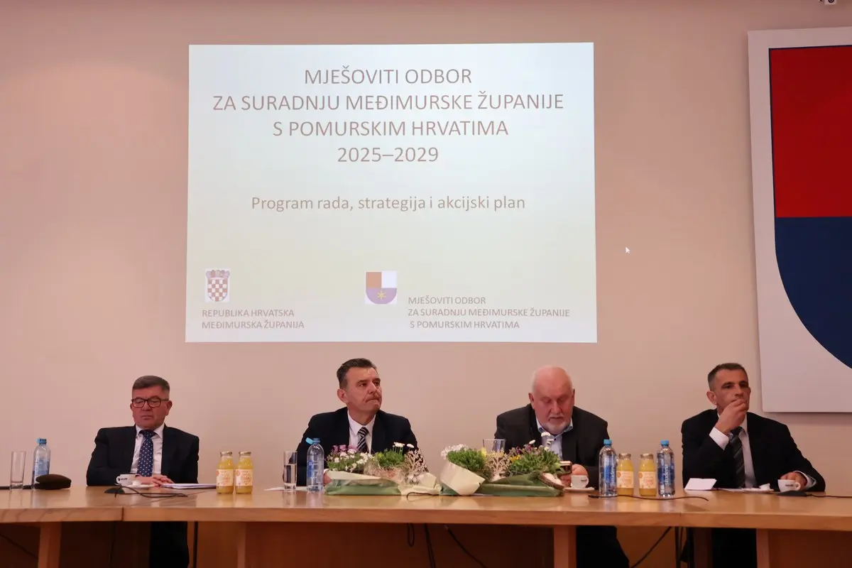 Međimurska županija sjednica Odbora za suradnju s pomurskim Hrvatima (8)