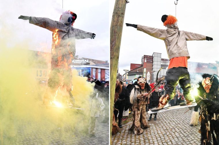 PIXSELL Međimurski fašnik spaljivanje PIXSELL Međimurski fašnik spaljivanje