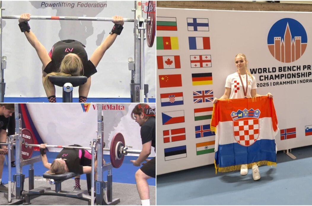 Melisa Matulin iz Donjeg Vidovca oborila državni rekord u bench pressu (2) Melisa Matulin iz Donjeg Vidovca oborila državni rekord u bench pressu (2)