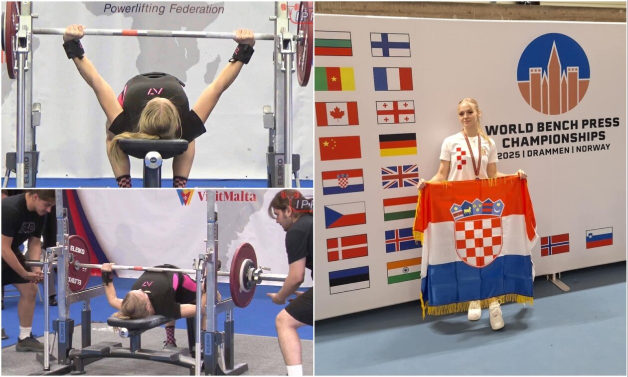 Melisa Matulin iz Donjeg Vidovca oborila državni rekord u bench pressu (2)