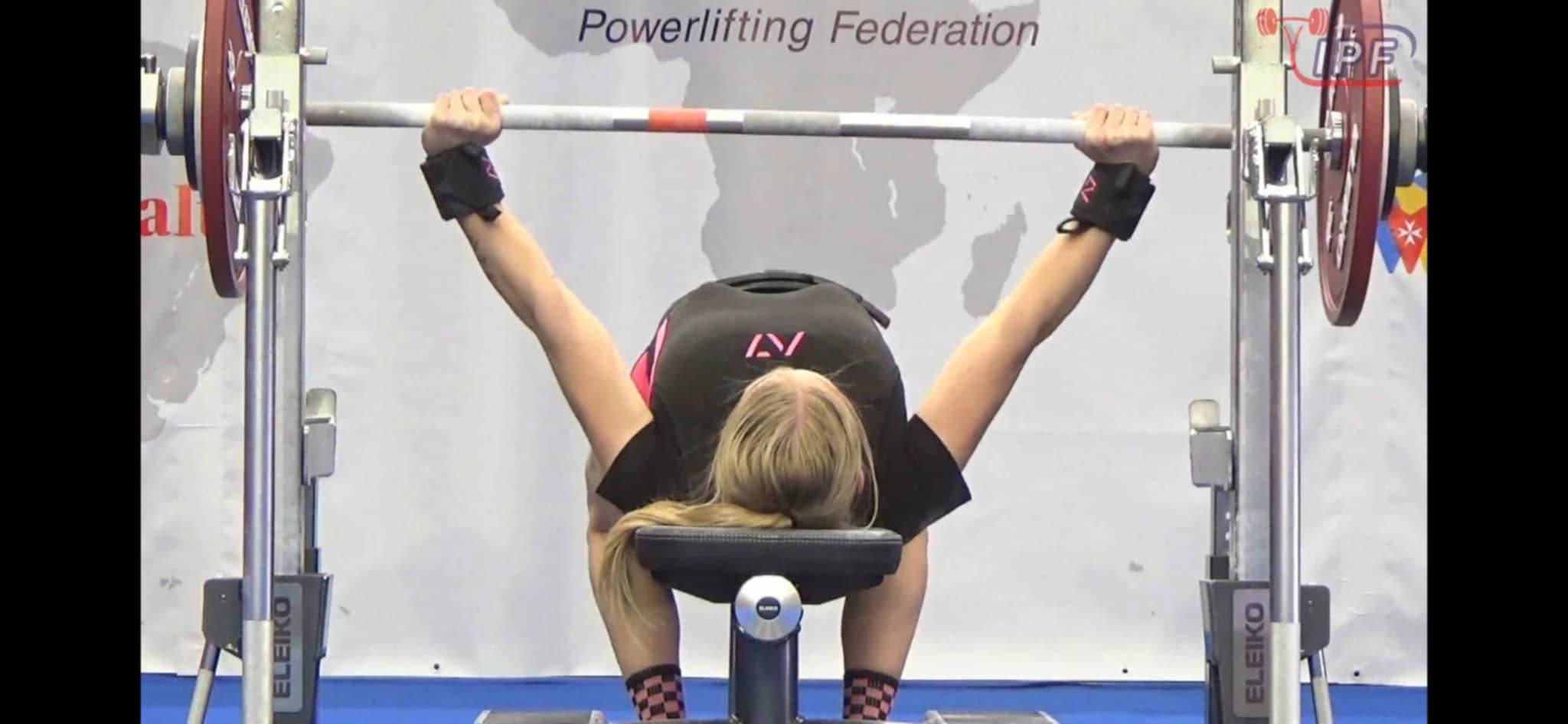 Melisa Matulin iz Donjeg Vidovca oborila državni rekord u bench pressu (3) Melisa Matulin iz Donjeg Vidovca oborila državni rekord u bench pressu (3)