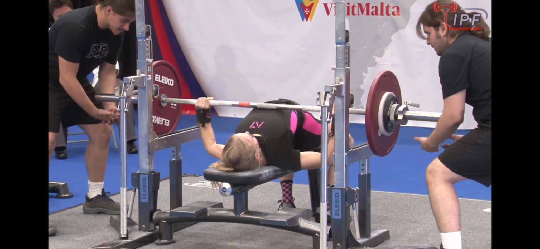 Melisa Matulin iz Donjeg Vidovca oborila državni rekord u bench pressu (4) Melisa Matulin iz Donjeg Vidovca oborila državni rekord u bench pressu (4)