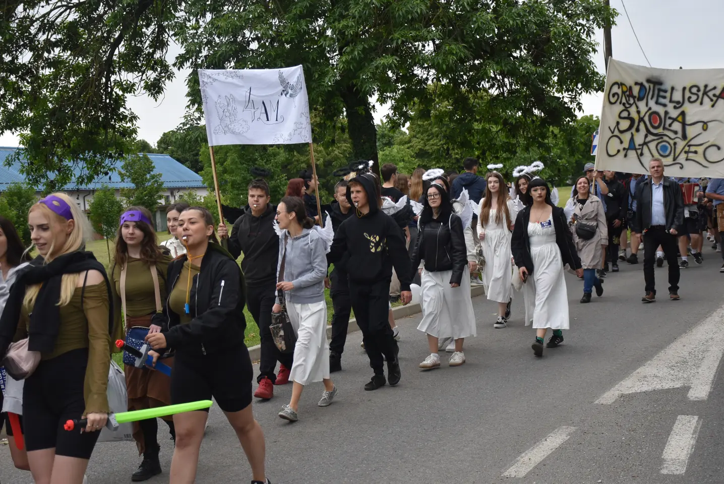 Mimohod maturanata, Čakovec, 23.5.2025 (53)