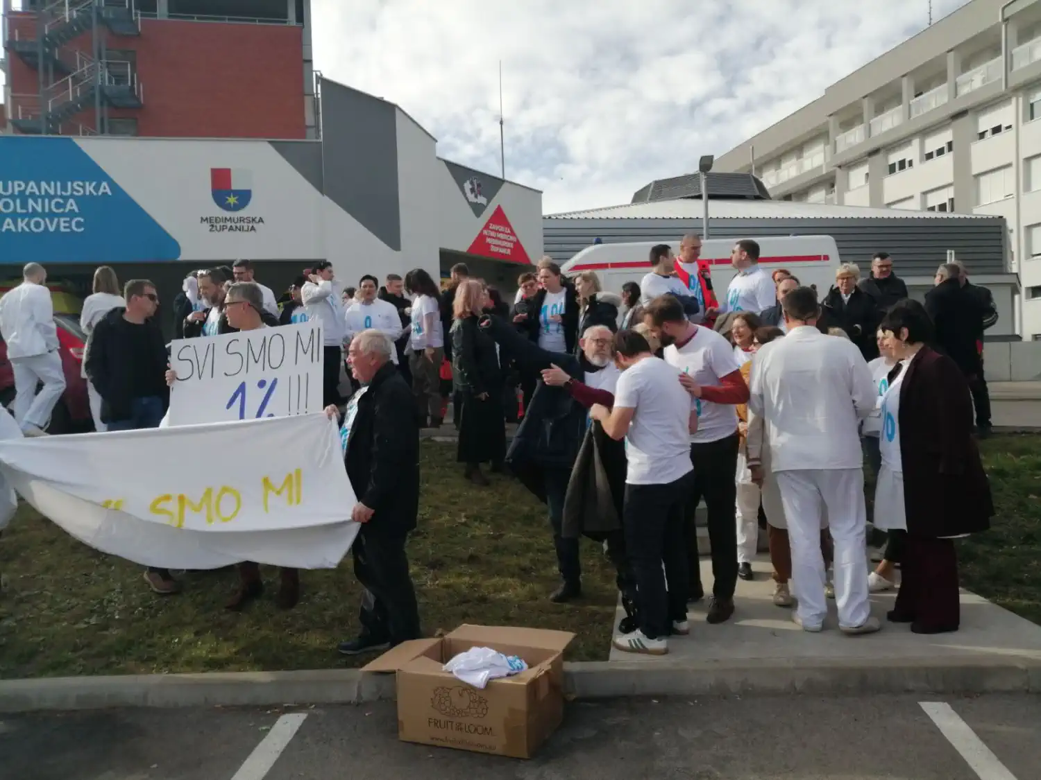 Mirno okupljanje Županijska bolnica Čakovec – kirurzi 27.1. 2025 (21)