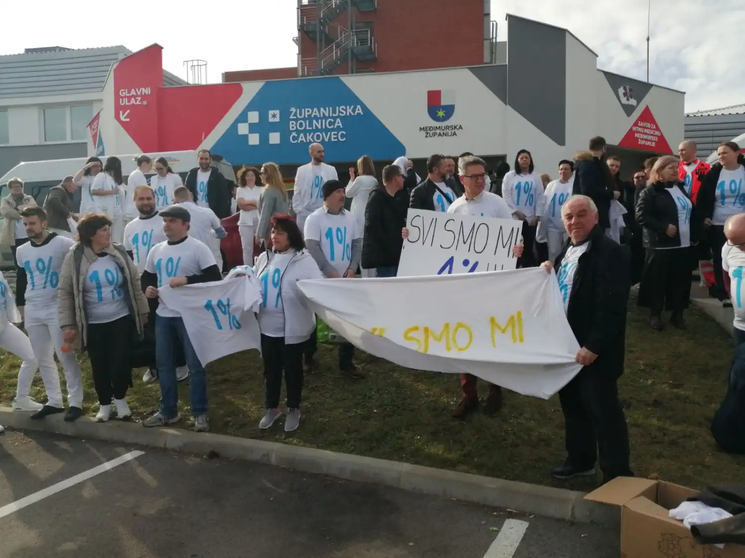 Mirno okupljanje Županijska bolnica Čakovec – kirurzi 27.1. 2025 (23)