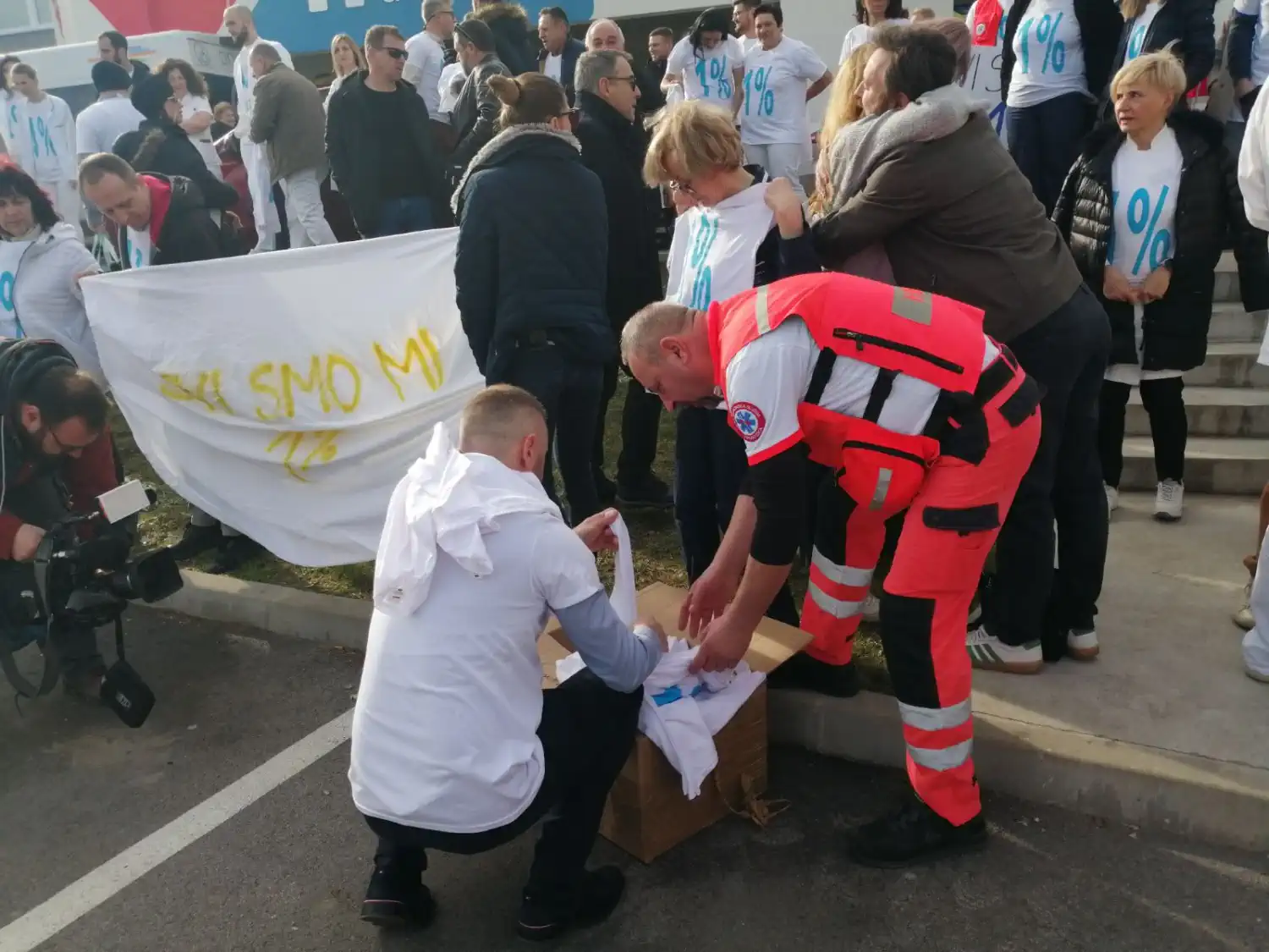 Mirno okupljanje Županijska bolnica Čakovec – kirurzi 27.1. 2025 (25)