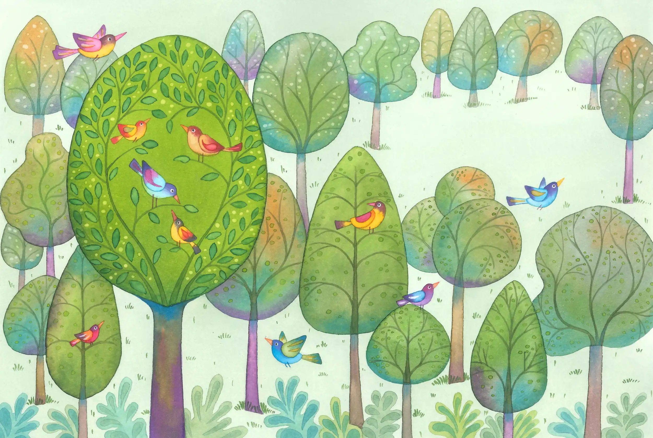 Misli o odgoju i dobroti_akvarel_210x310_knjiga_B.S.Valentina Mandarić_2020_Školska knjiga (2)