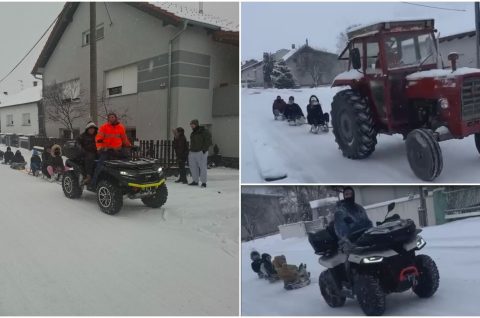 traktor, quad, zimske radosti, snijeg 2026