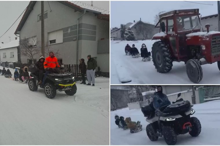 traktor, quad, zimske radosti, snijeg 2026
