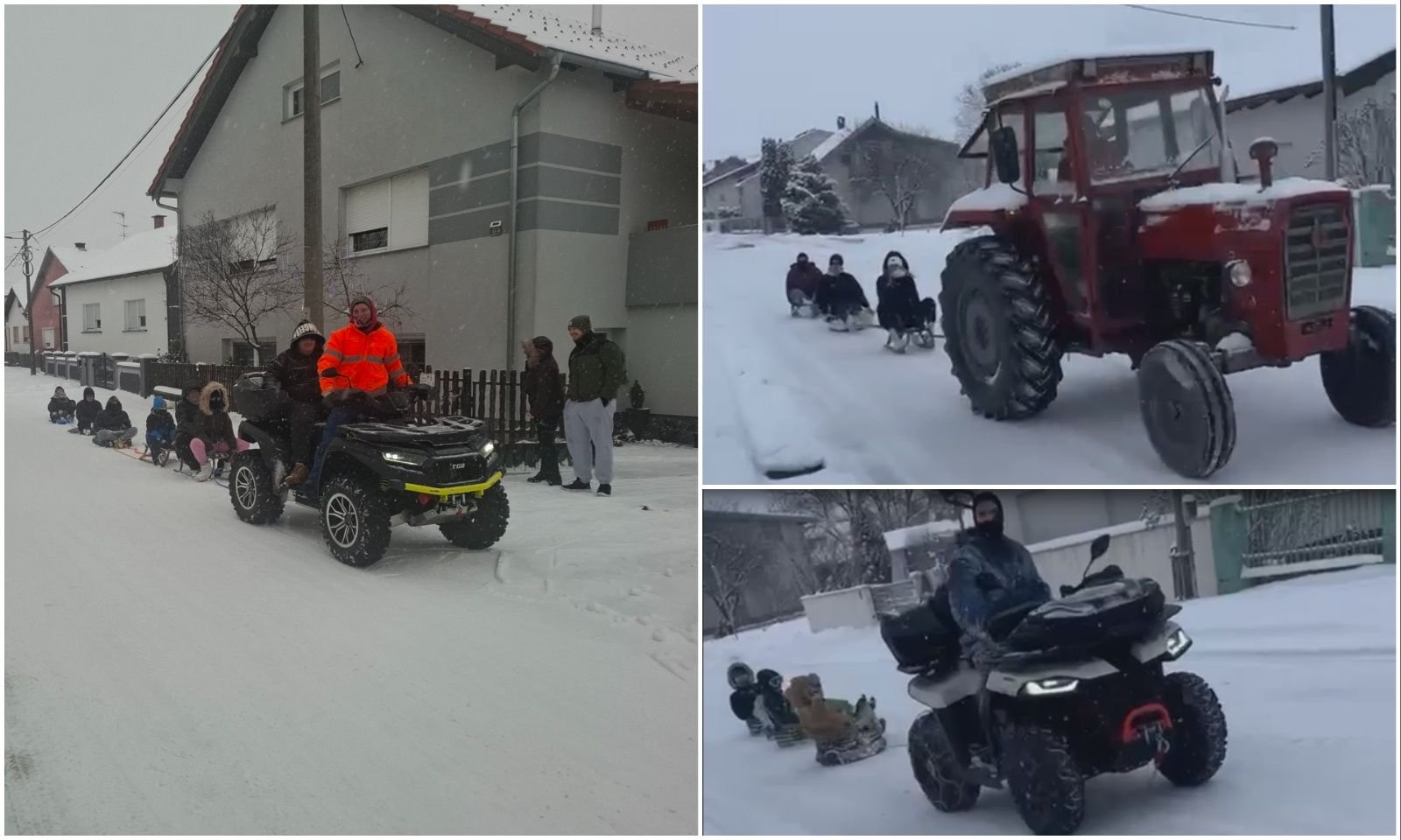 traktor, quad, zimske radosti, snijeg 2026