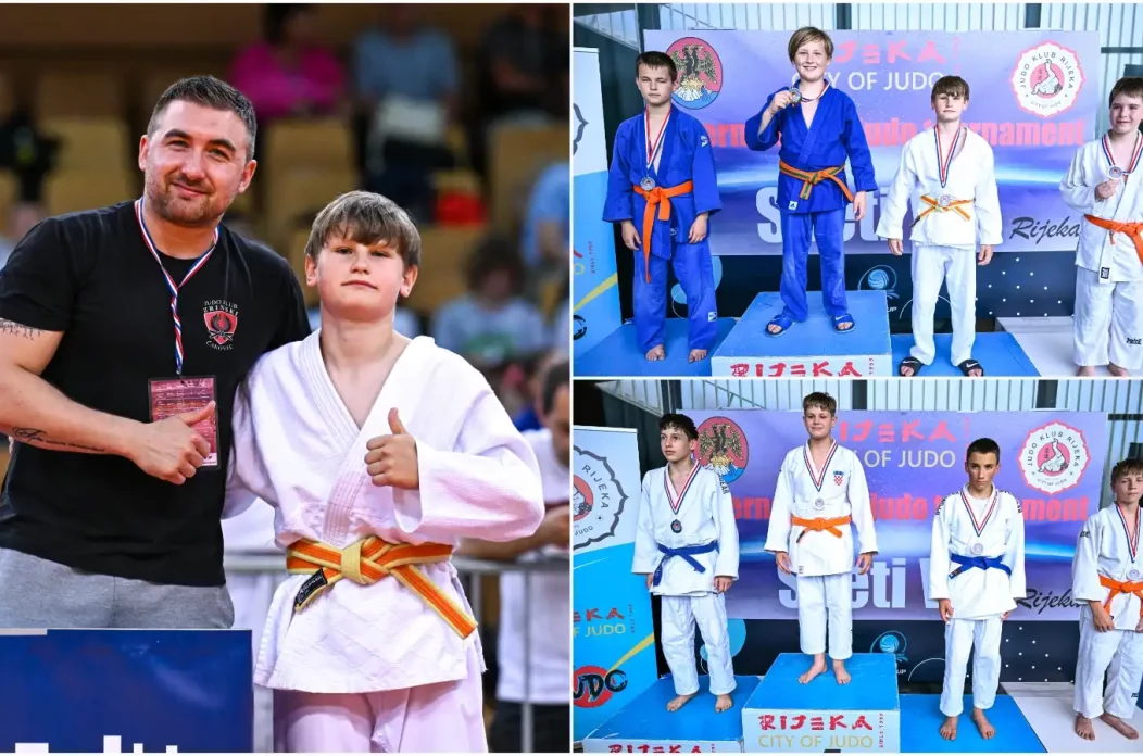 JUDO KLUB ZRINSKI Iker Novak zlatni, Noel Ganzer brončani na Međunarodnom turniru ‘Sv. Vid’ u Rijeci