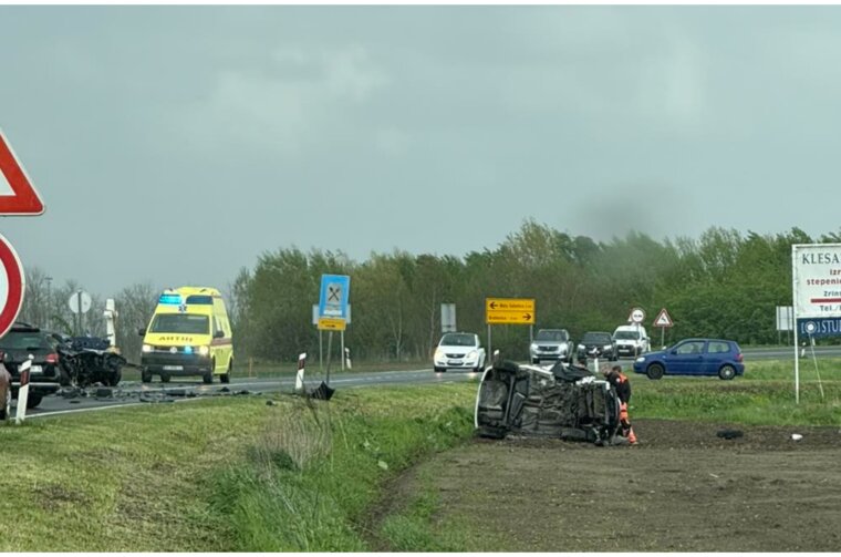 prometna nesreća skretanje za Orehovicu