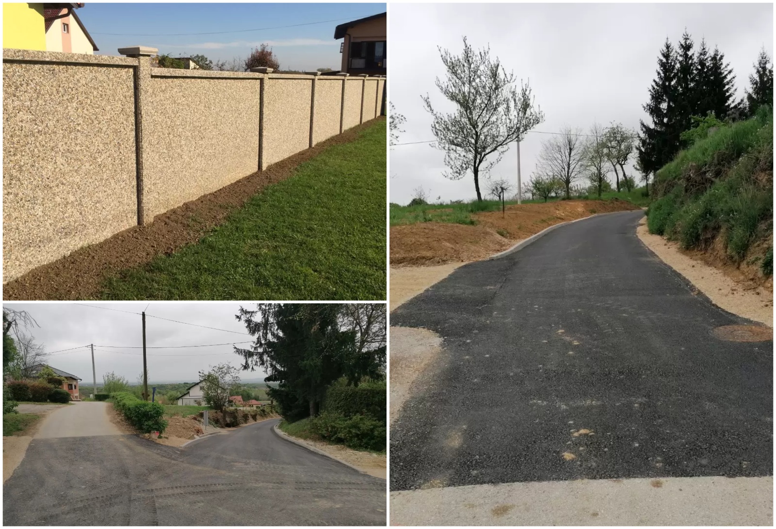 Betonska ograda na groblju u Lopatincu Betonska ograda na groblju u Lopatincu