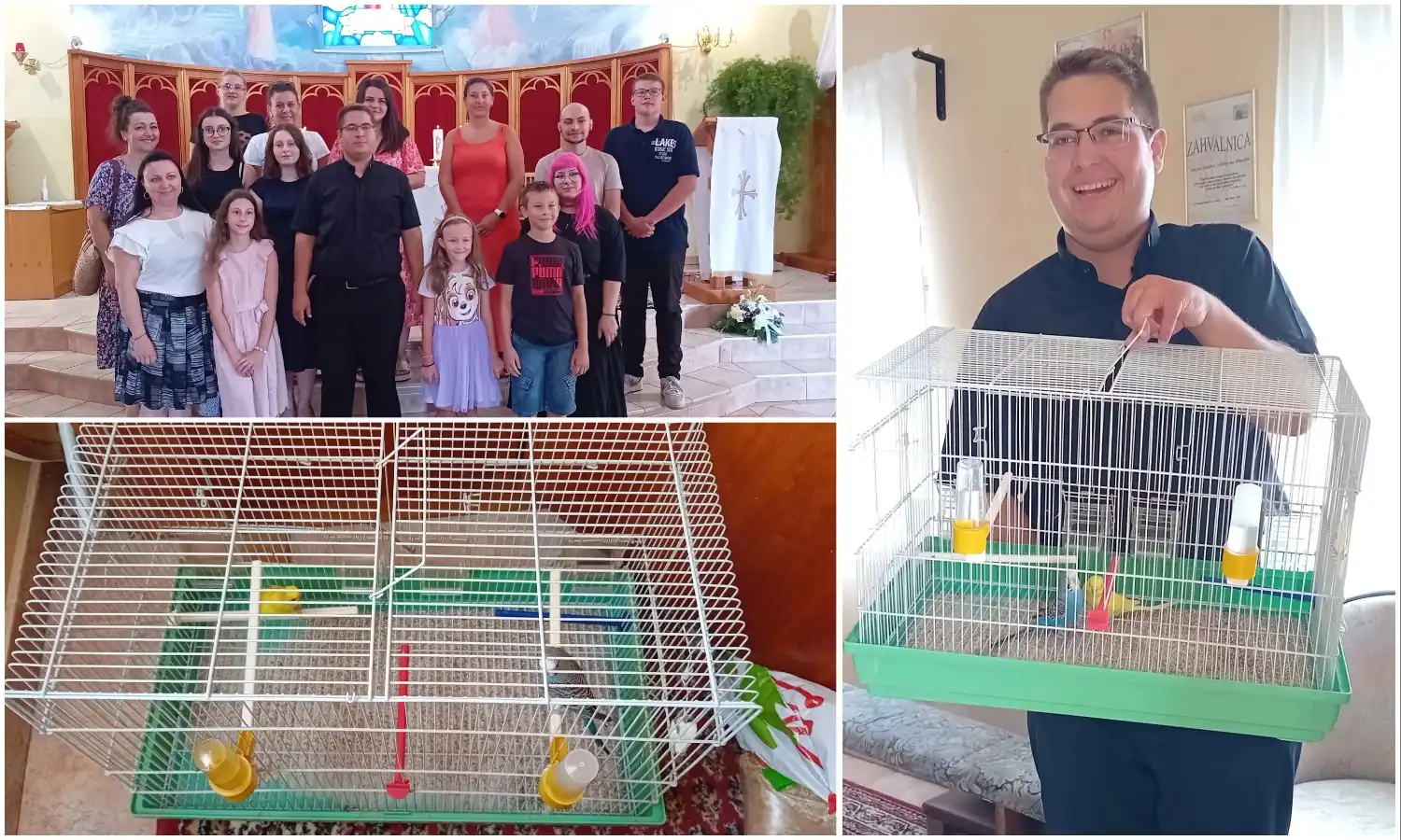 POKLON ZA PAMĆENJE Papige Đuro i Đurđa prate župnog vikara Andriju Botkovića na putu prema Đurđevcu (4)