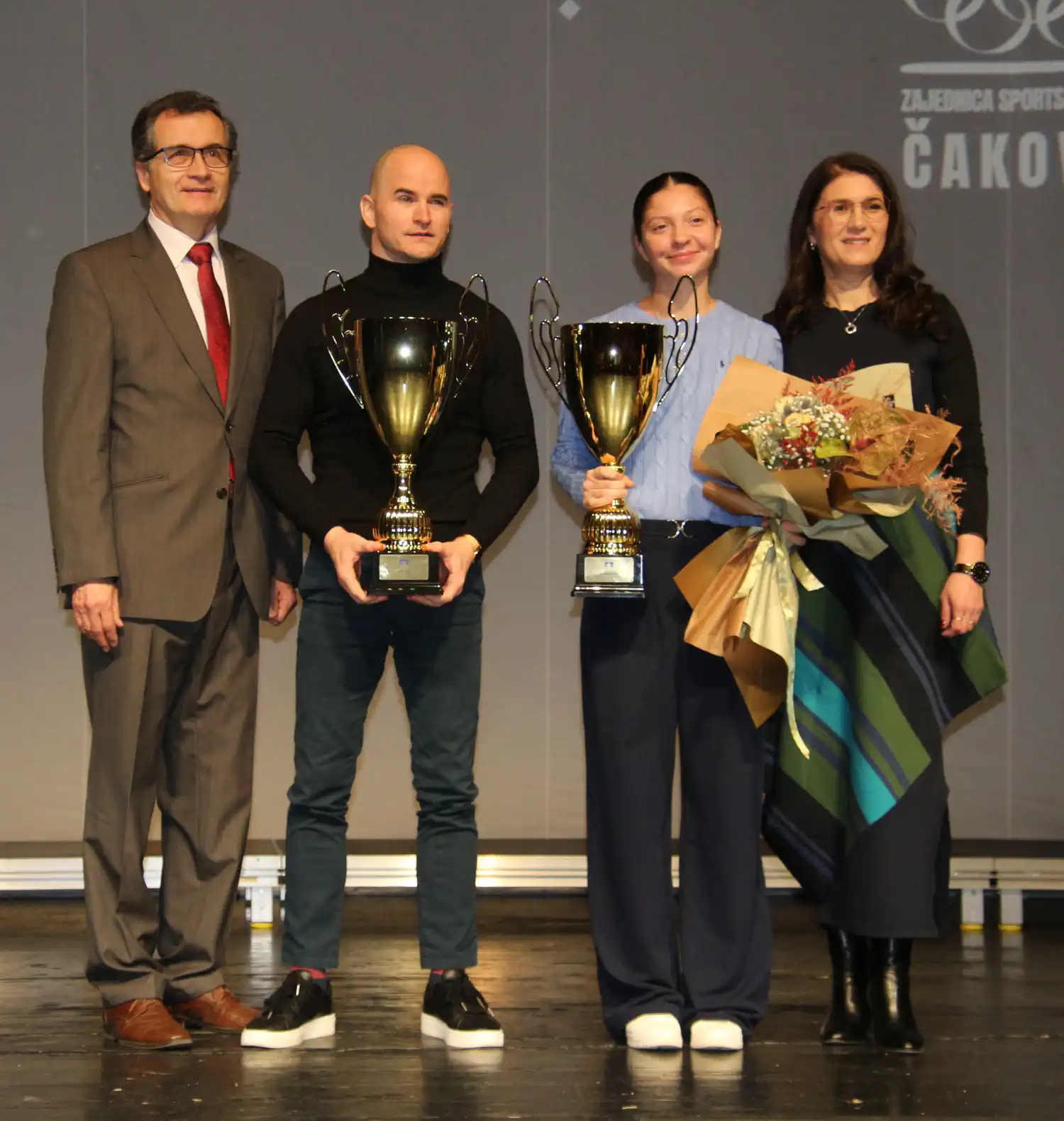 Filip Ude, Antonia Ružić, Anđelko Crnčec, Ljerka Cividini