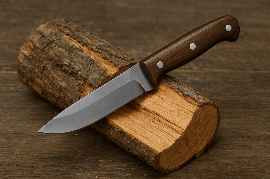 Naslovna nožem i cjepanicom na oca Parag