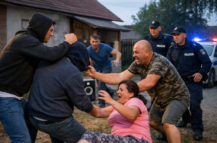 Naslovna svađa susjedi